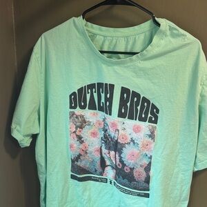 Dutch Bros Mint Green Graphic T-Shirt